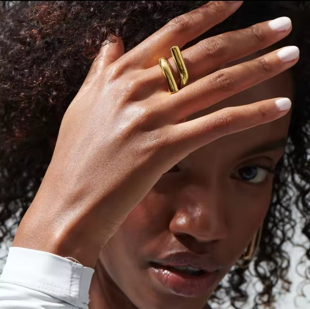 ANEL ETERNITY DOURADO