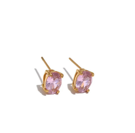 PINK HARPER EARRING