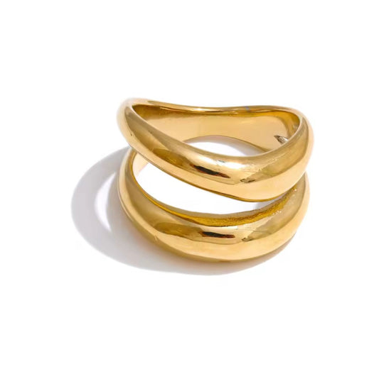 ANEL LAYERS DOURADO