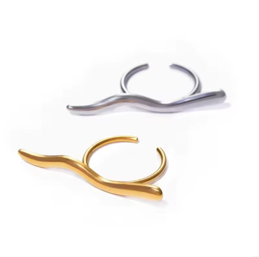 ANEL WAVES DOURADO