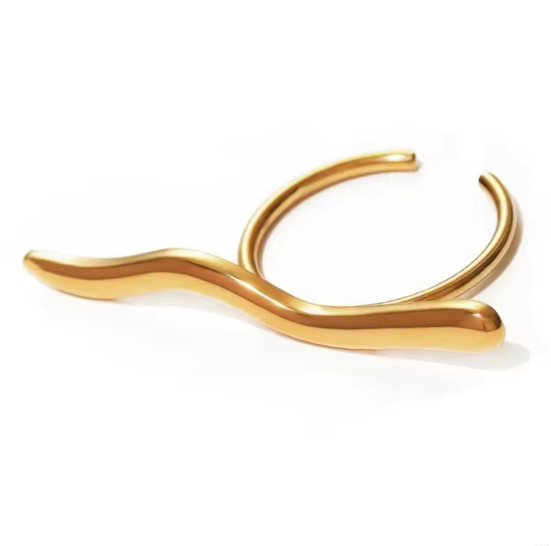 ANEL WAVES DOURADO